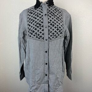 Vintage Casey & Max Womens Button Down Shirt Size S